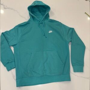 Nike Women’s Teal Hoodie Used with Small Stain